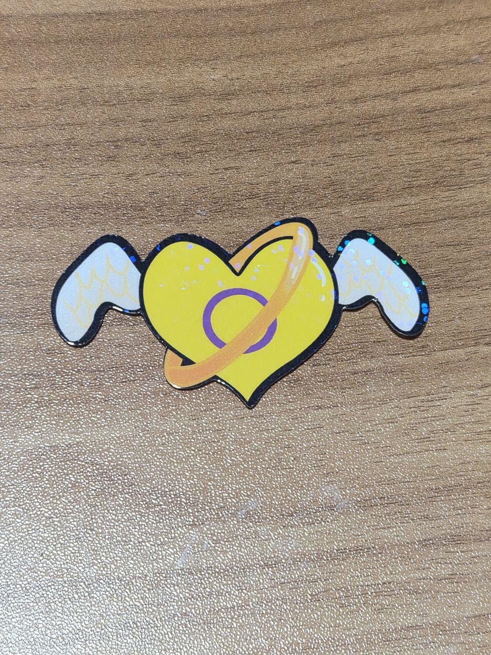 Angel Pride Holographic Stickers