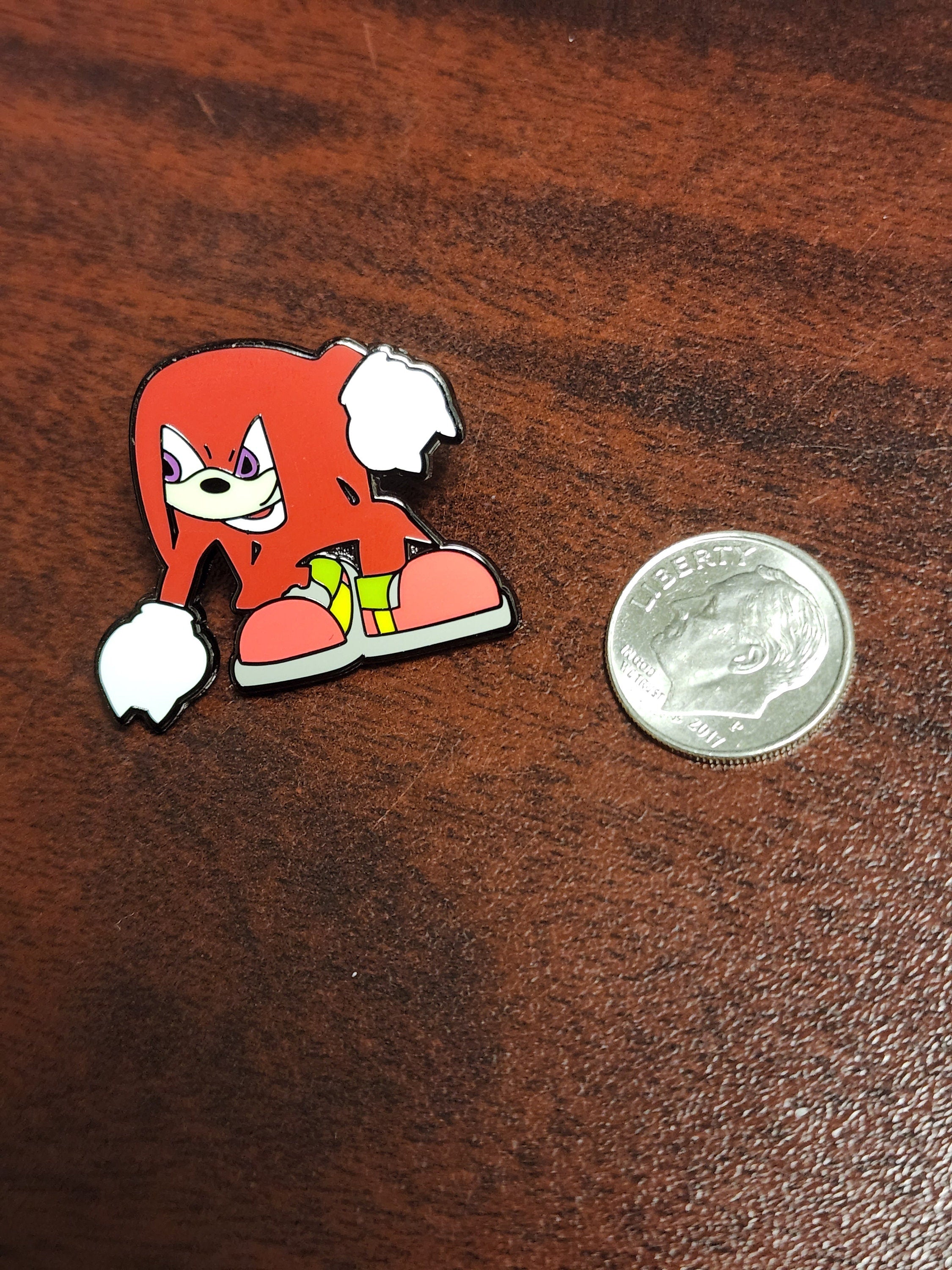 Sonic the hedgehog Metal Pins (Sonic, Tails, Knuckles)