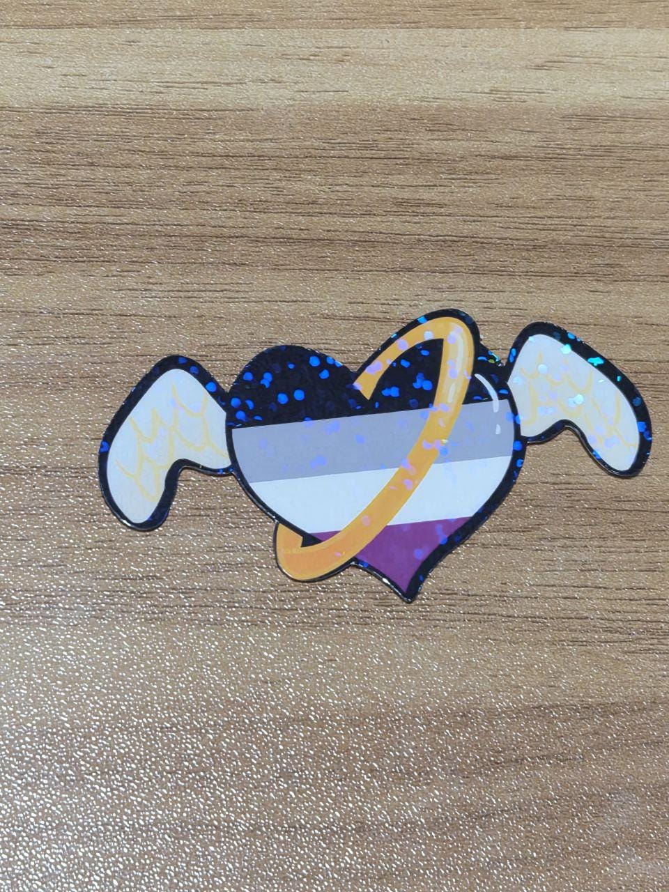 Angel Pride Holographic Stickers