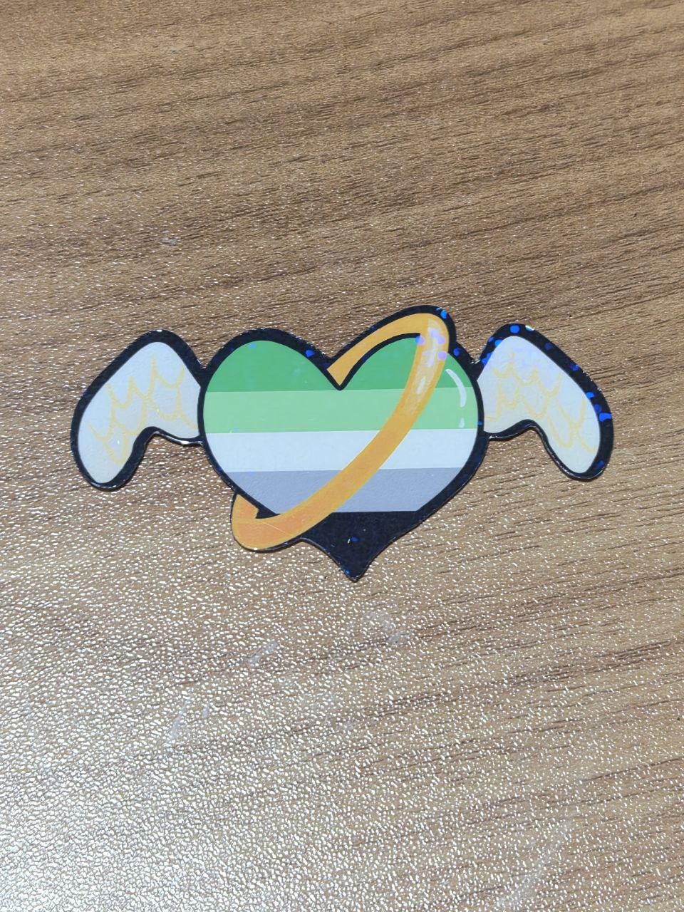 Angel Pride Holographic Stickers