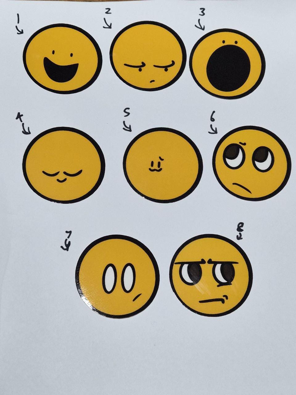 Emotion Laminated Stickers