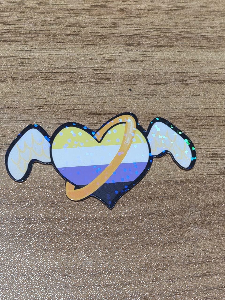 Angel Pride Holographic Stickers