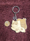 Gen 1-3 Starter Pokemon Wooden Keychains
