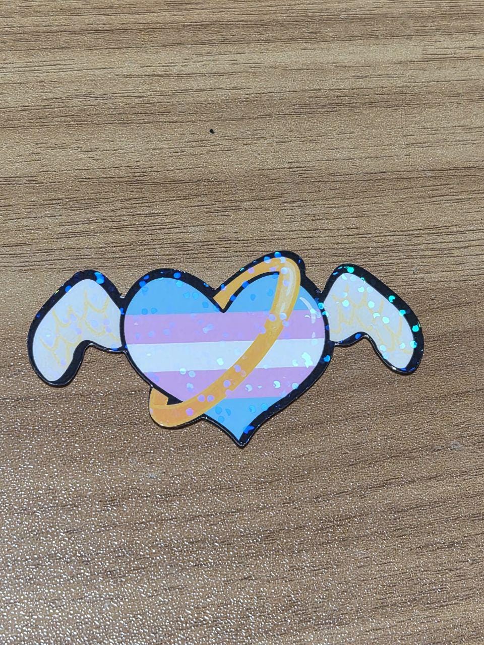 Angel Pride Holographic Stickers
