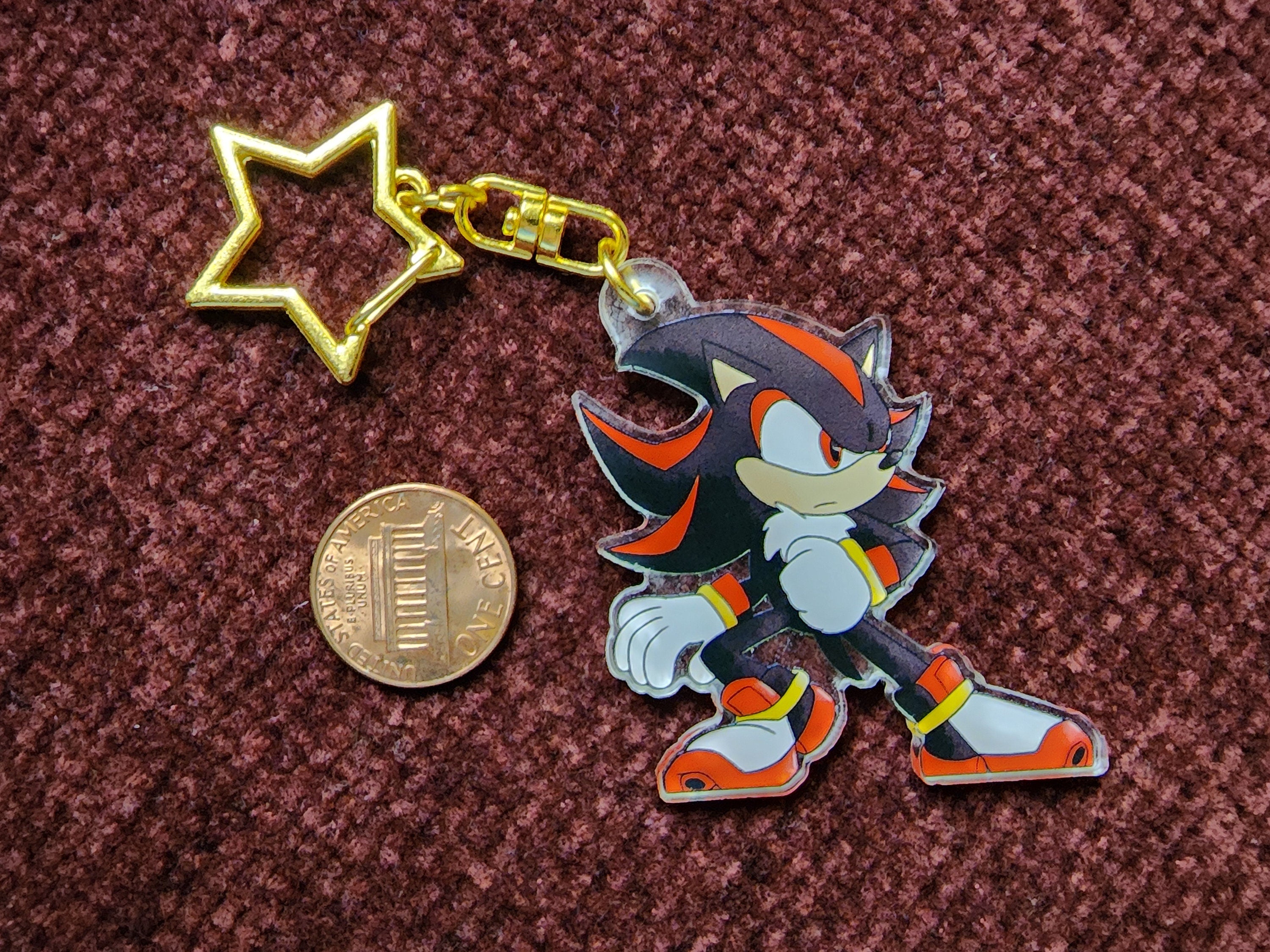 2 inch Shadow Blaze and Rouge Keychains