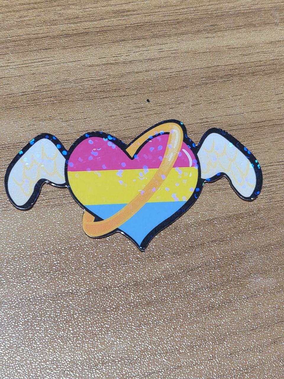 Angel Pride Holographic Stickers