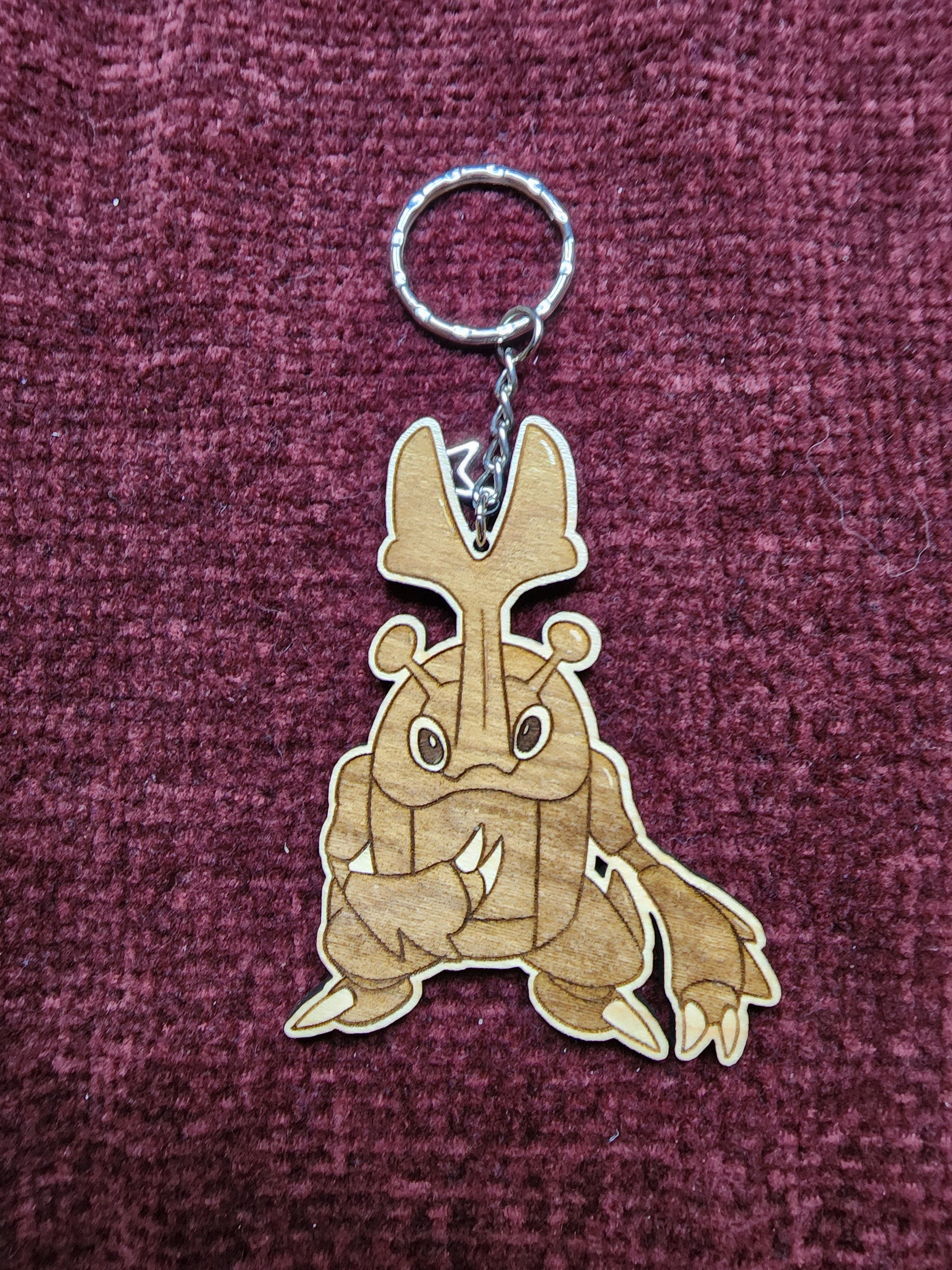 Gen 2 Pokemon Wooden Keychains