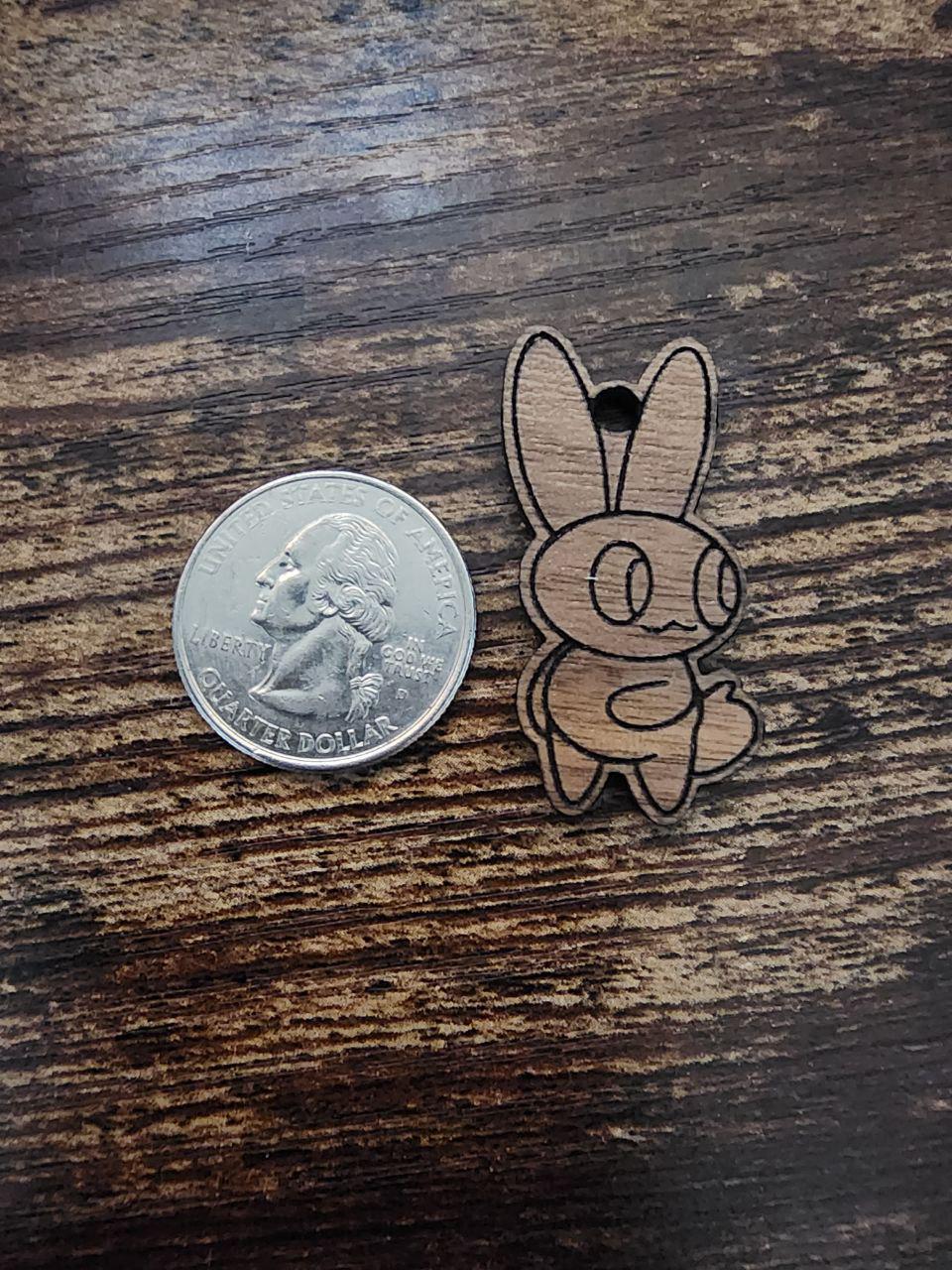 Jackalope and Rabbit Keychains