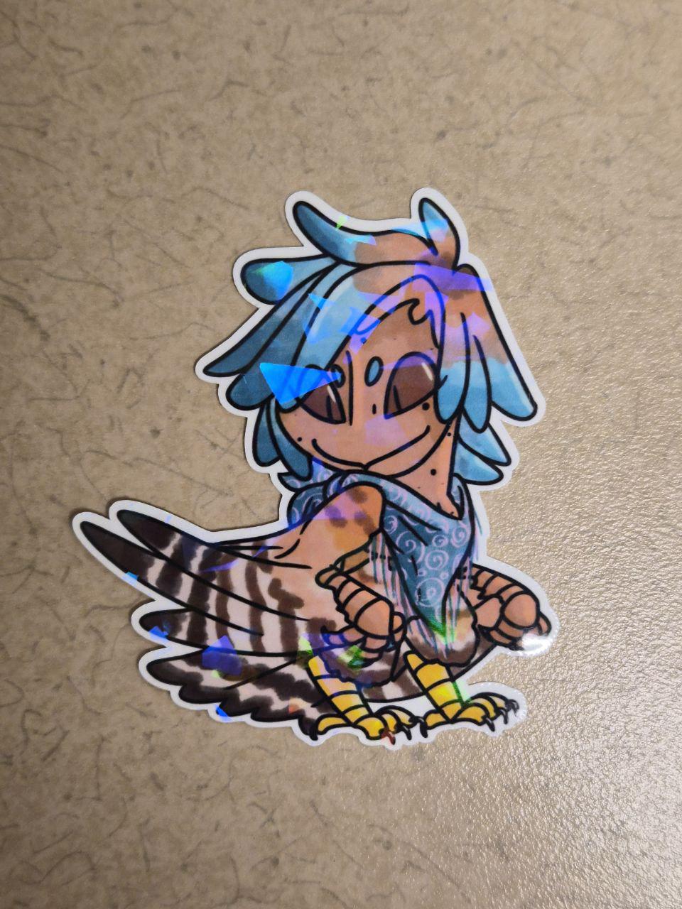 Greek Myth Holographic Stickers