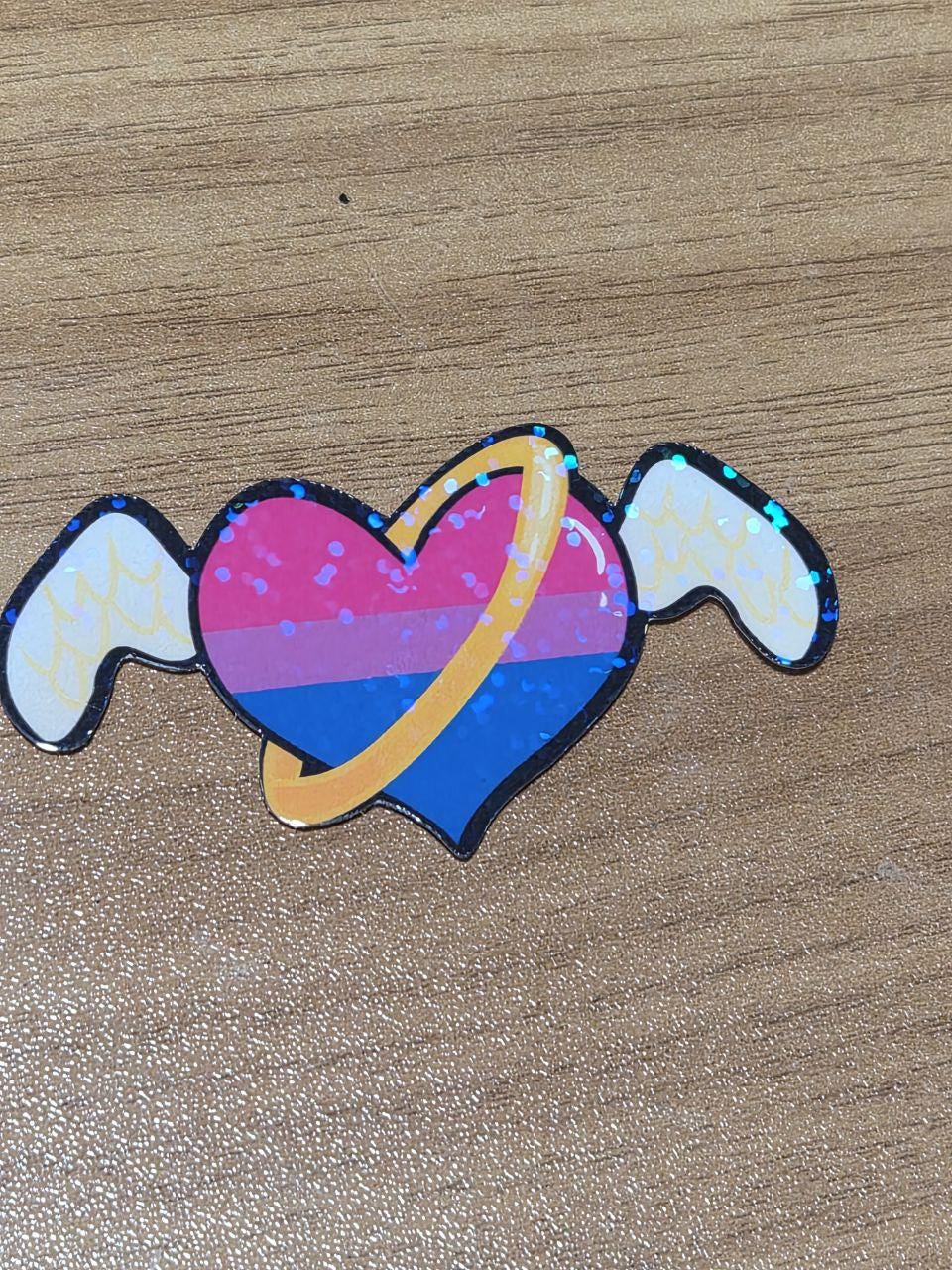 Angel Pride Holographic Stickers