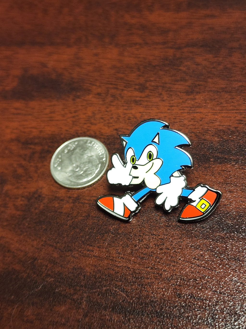 Sonic the hedgehog Metal Pins (Sonic, Tails, Knuckles)