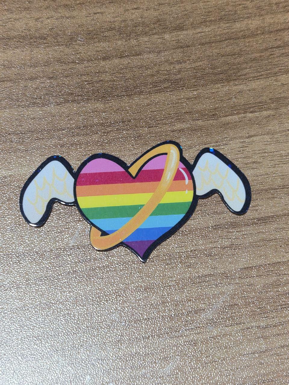 Angel Pride Holographic Stickers