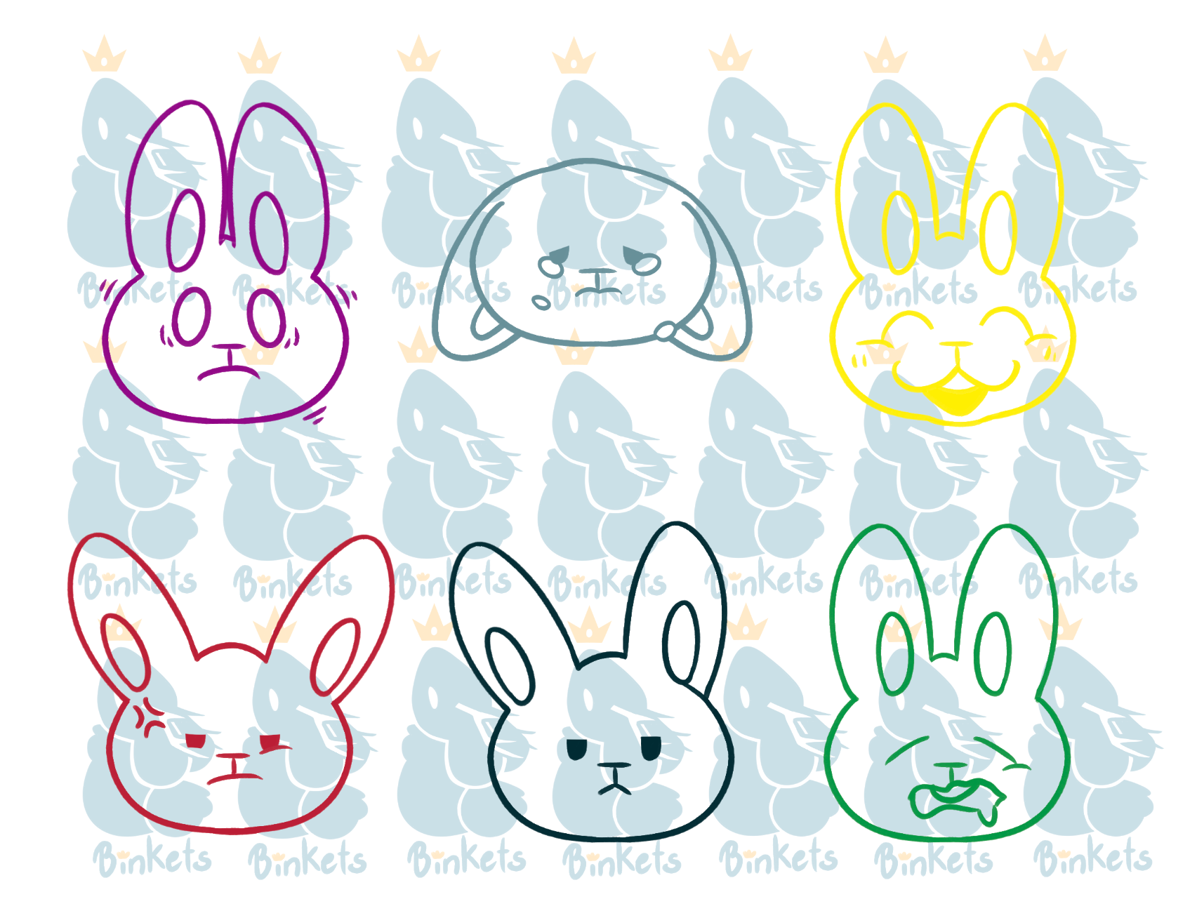 Stamp Options for Pink