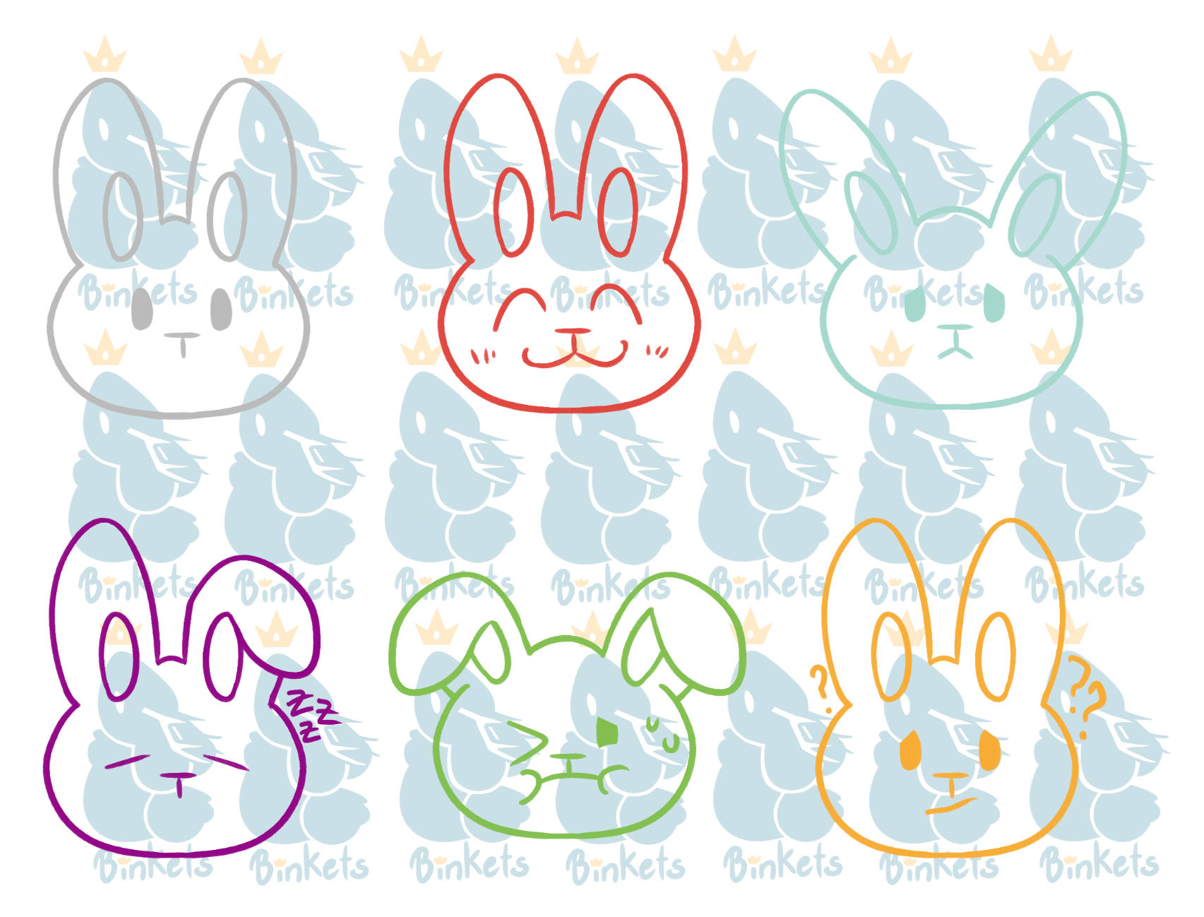 Stamp Options for Blue