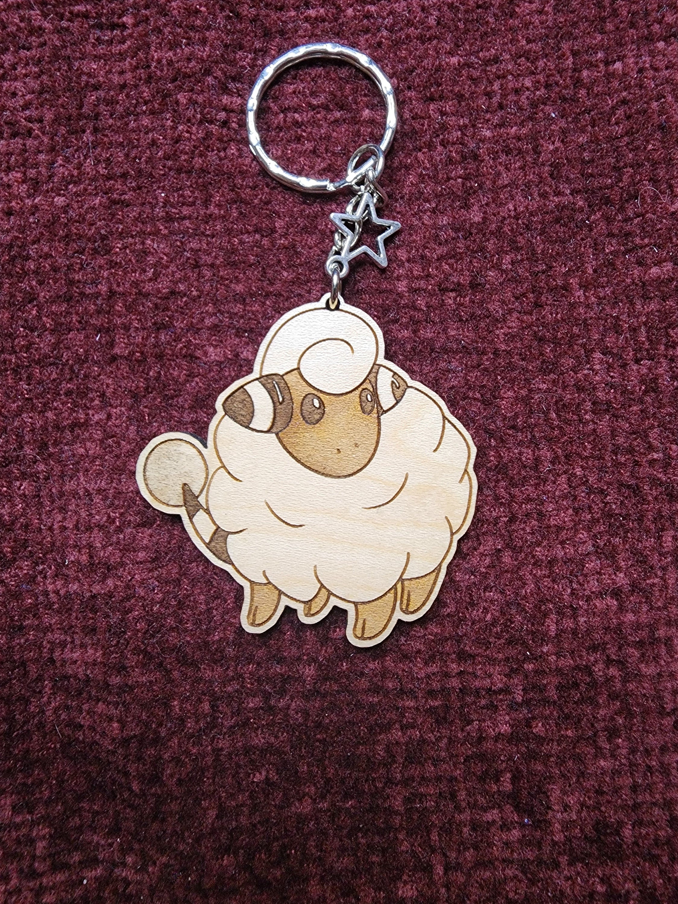 Gen 2 Pokemon Wooden Keychains