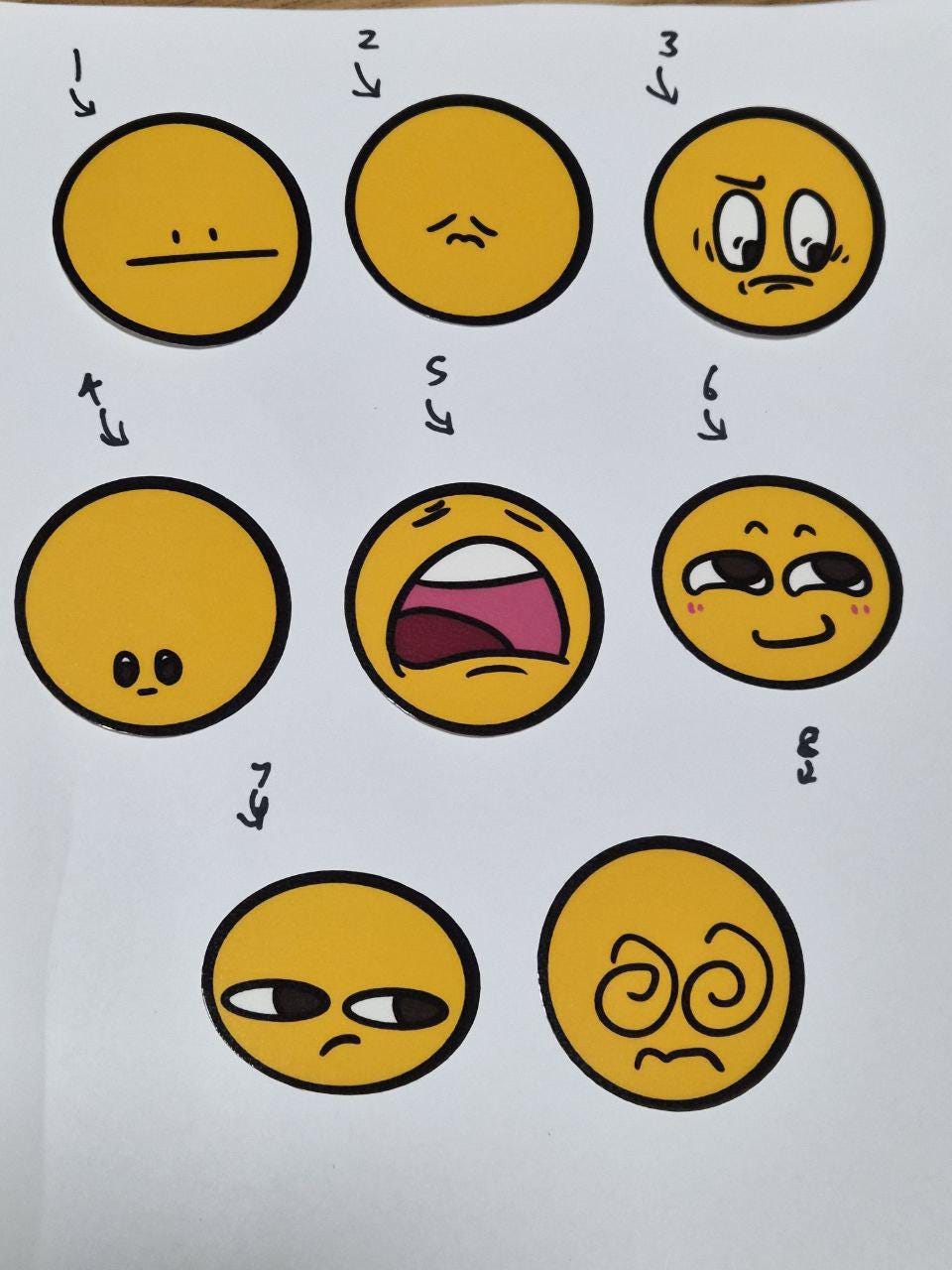 Emotion Laminated Stickers