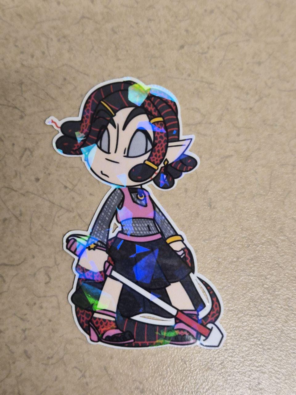 Greek Myth Holographic Stickers